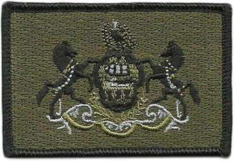 Gadsden and Culpeper Tactical State Patch - Pennsylvania - View Colors