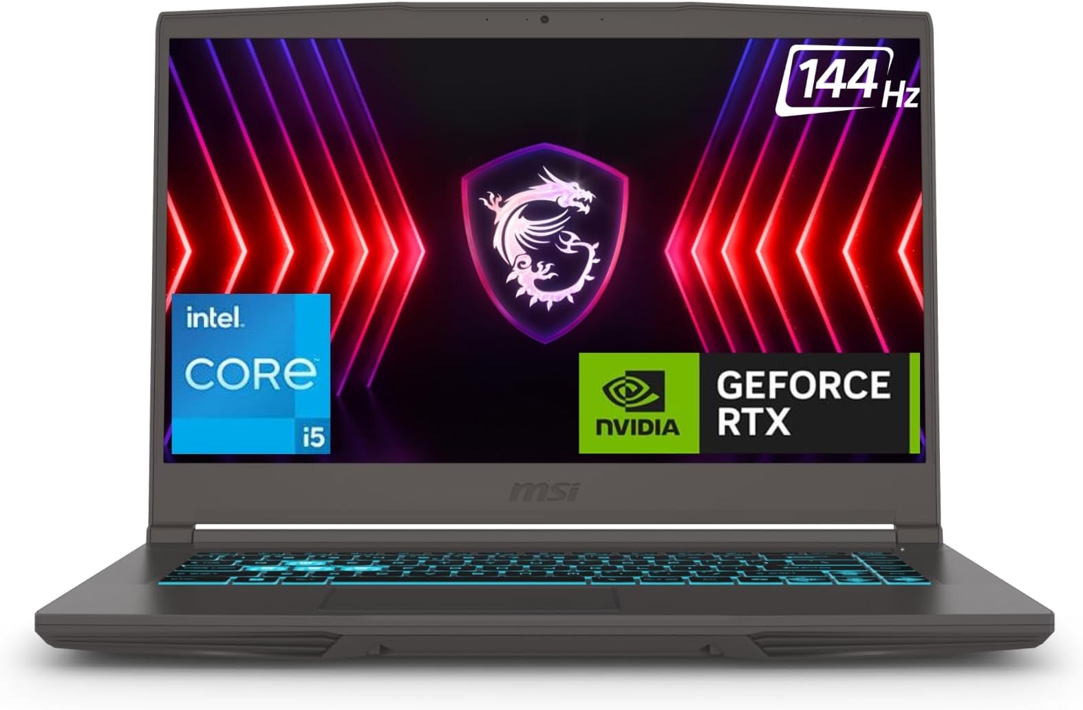 MSI Thin 15, Intel 12th Gen. Core i5 12450H, 40CM Gaming Laptop(16GB/1TB NVMe SSD/Windows 11 Home/Nvidia GeForce RTX 3050, 4GB GDDR6/Cosmos Gray/1.86kg), B12UC-2086IN