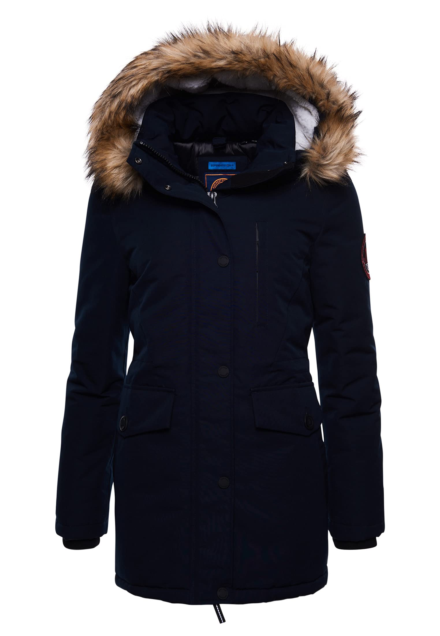 Superdry Women's Everest Parka Jacket Not Applicable, Eclipse Navy, 8