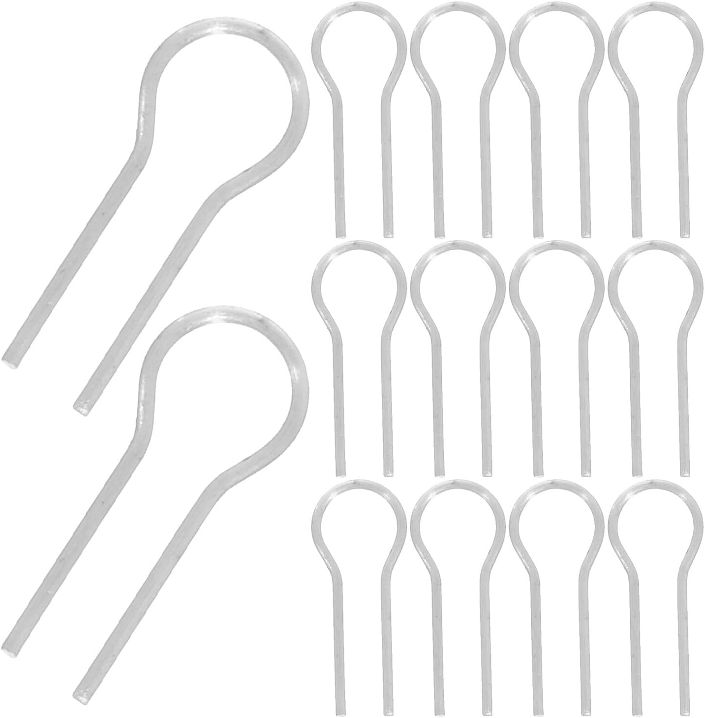 200pcs R Shaped High Temperature Hooks for Hobbyists Jewelry Making
