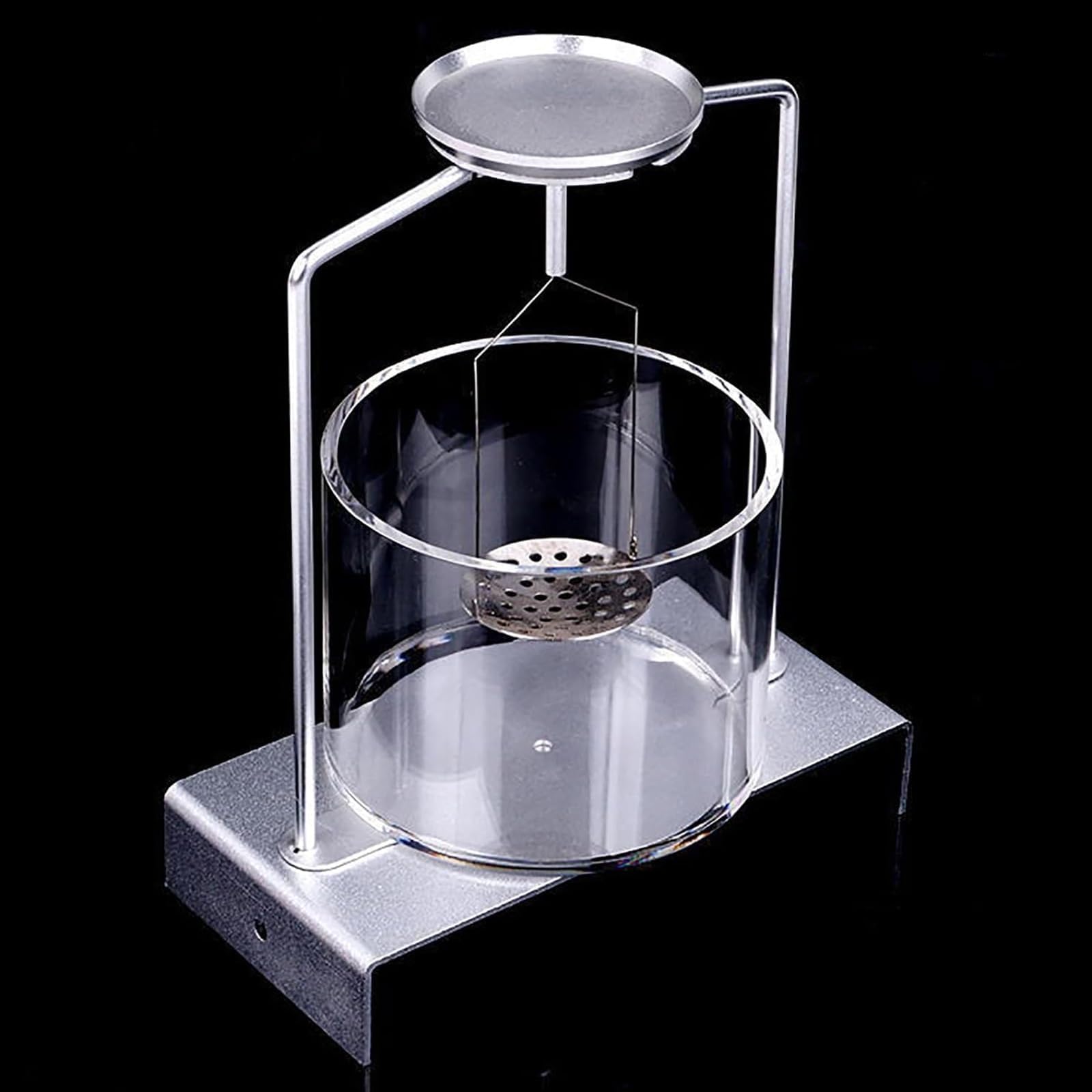 Kit de determinación de densidad para uso en laboratorio y escuela, medición de la gravedad específica de sólidos y líquidos con marco de pesaje de precisión
