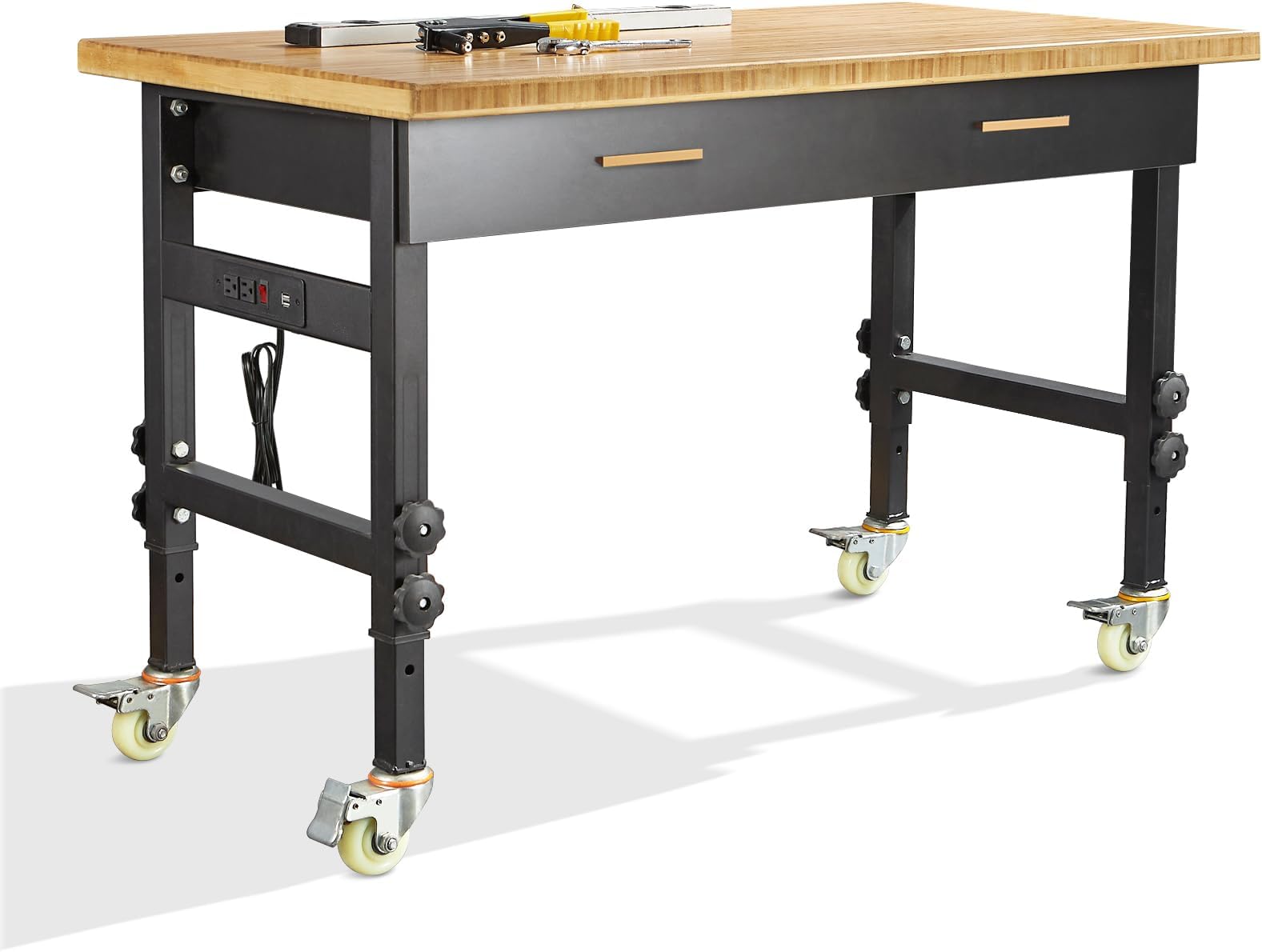 Workbench with Drawers Advzon Workbench for Garage 47.2