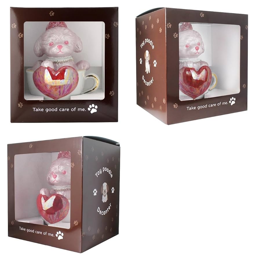 Amazon.co.jp: 箱付き ティーカッププードル デキャンタ