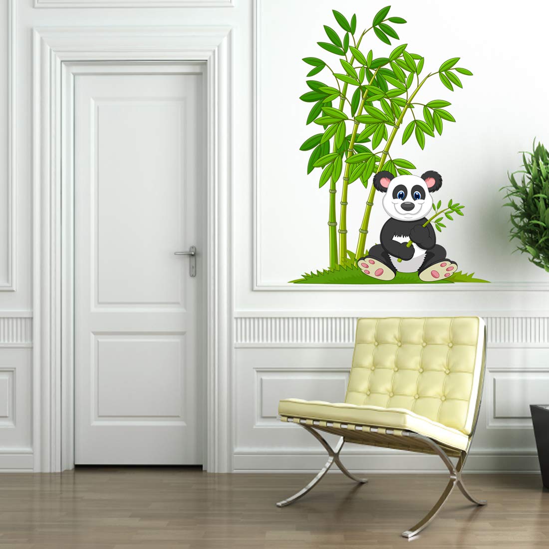 Rangoli Vinyl Modern Art Wall Sticker 1.96 x 20.86 x 1.96 inches, Multicolour (Model Number: Modern Art540), 1