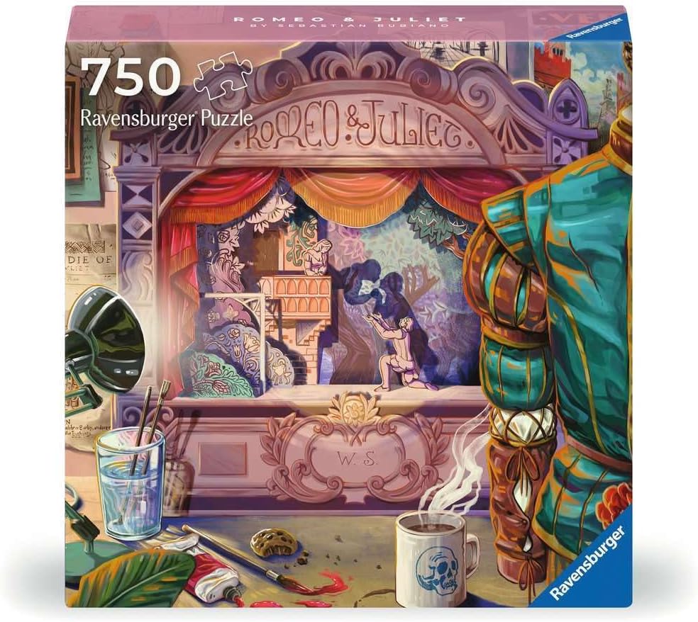 Ravensburger Art & Soul: Romeo & Juliet 750 Piece Jigsaw Puzzle for Adults - 12000997 - Handcrafted Tooling, Made in Germany, Every Piece Fits Together Perfectly