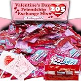 Valentine's Candy Mix, 5 Lbs Bulk, Individually Wrapped Valentine's Candy Assortment, Purple Red Heart Lollipops, Twizzles, Swetarts, Classroom Exchange Candy, Kids Valentine's Candy