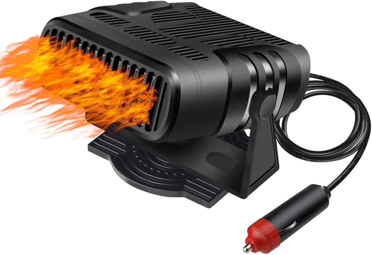 VERLAS Car Heater Defogger, 12V 120W Portable Car Windshield Defroster