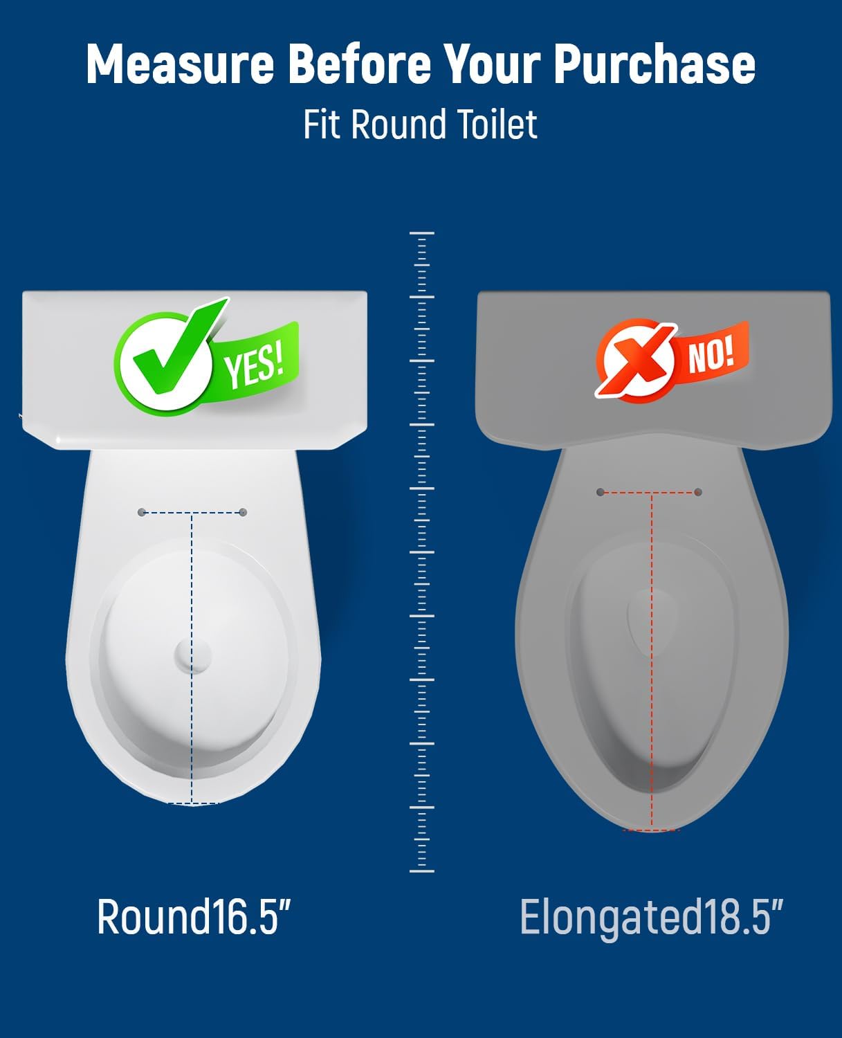 SAMODRA Bidet Toilet Seat Bundle with Soft Close - Non-Electric Dual Nozzle System, Quick-Release for Easy Installation & Clean (Round Seat & Bidet Bundle) - Image 7