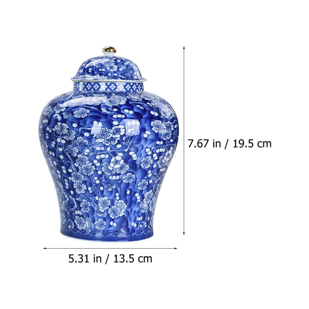 Contenedor de Cerámica Resistente al Desgaste y Fácil de Limpiar para Guardar Té Diseño Clásico Color Aleatorio Adecuado para Almacenar Infusiones Cocina
