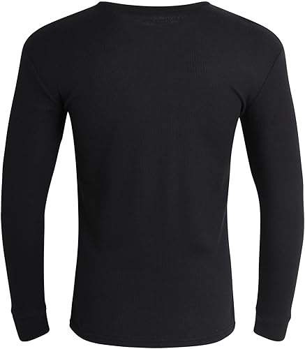 Miniatura 5 de Bass Creek Outfitters Conjunto de ropa interior térmica para hombre, camisa de punto gofre de 2 piezas y pantalones largos, juego de capa base para