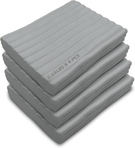 ReArt Arcilla de modelado de plastilina a base de aceite que no se seca, 2.6 libras, no endurecida, reutilizable, no tóxica, sin hornear, base de