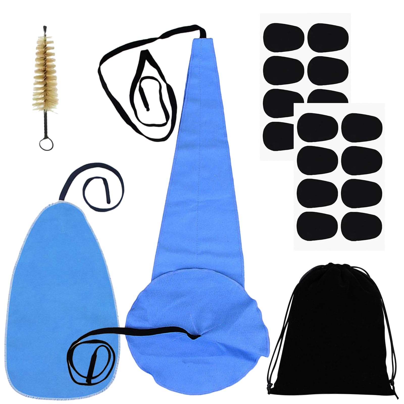 TYXHXTF Kit de Nettoyage pour Saxophone, Chiffons de Nettoyage pour Saxophone, pour l'entretien de la Clarinette de Saxophone