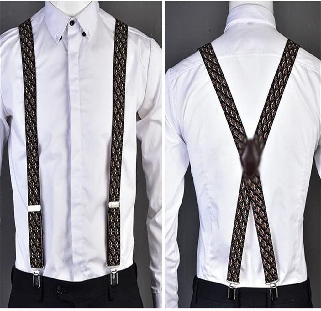 Trousers Straps Men's Suit Shirts, Pants, Elastic Strap Clips, Male Adult