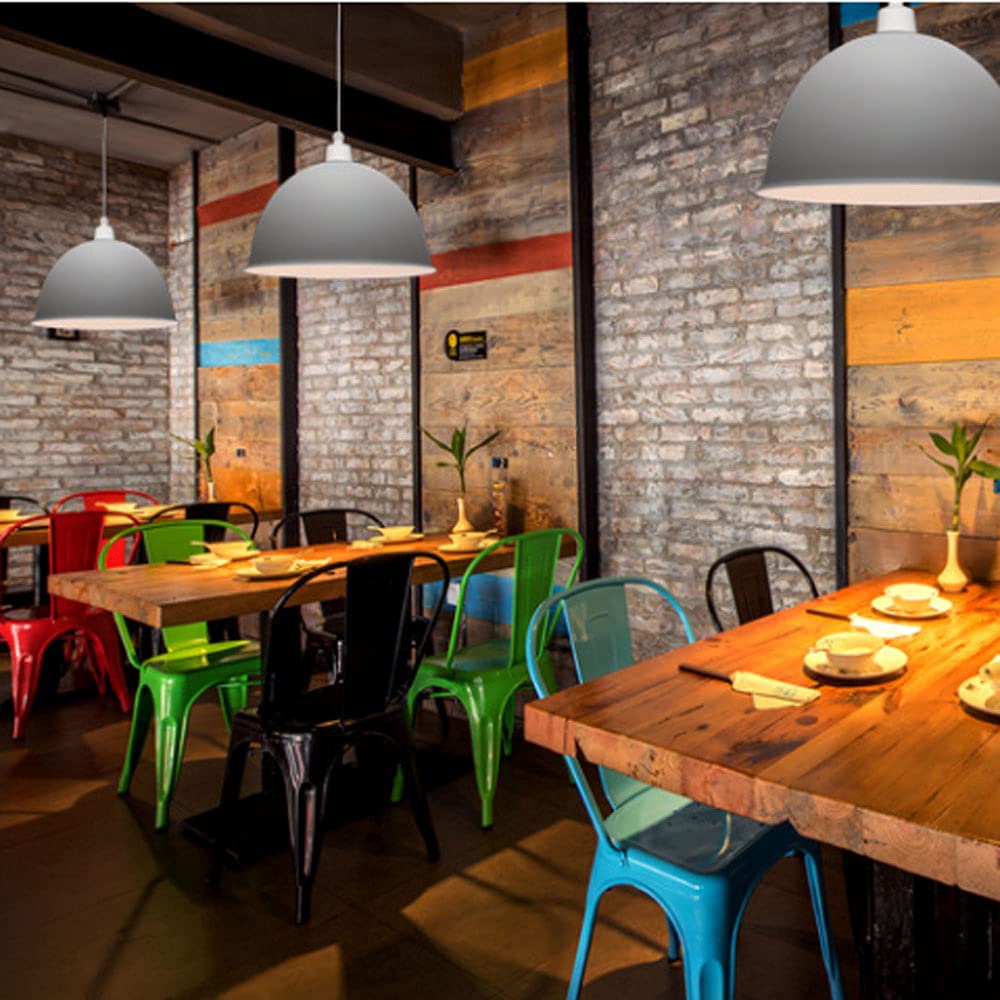 Lámpara colgante de aluminio con Forma de macarrón, Moderna, de Color nórdico, con Una Sola cabeza, protección Ocular Suave, Ideal para Bar, cafetería, restaurante, mesita de Noch