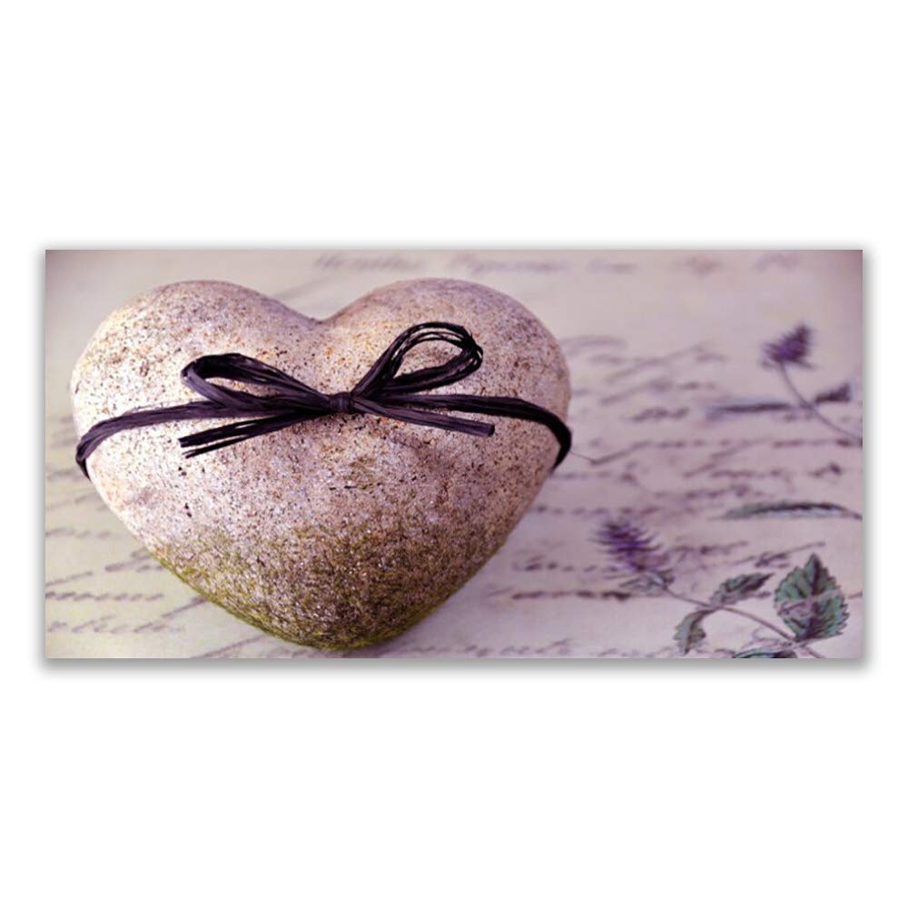 Impression sur toile 140x70cm au design haut de gamme Art Coeur pour une déco murale chic