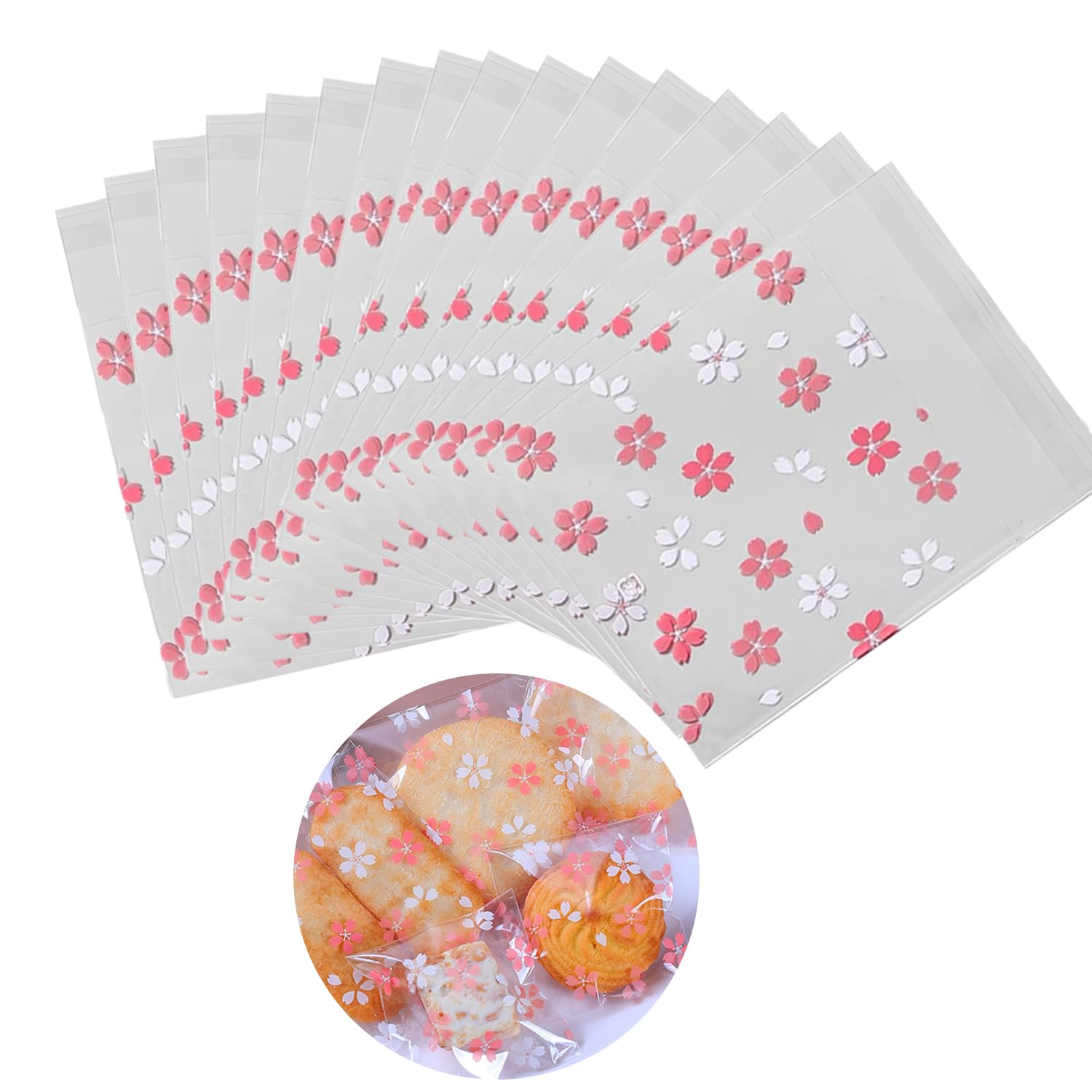 Amazon.co.jp: Stoooduo ラッピング袋 透明 10cm×10cm OPP レーズン