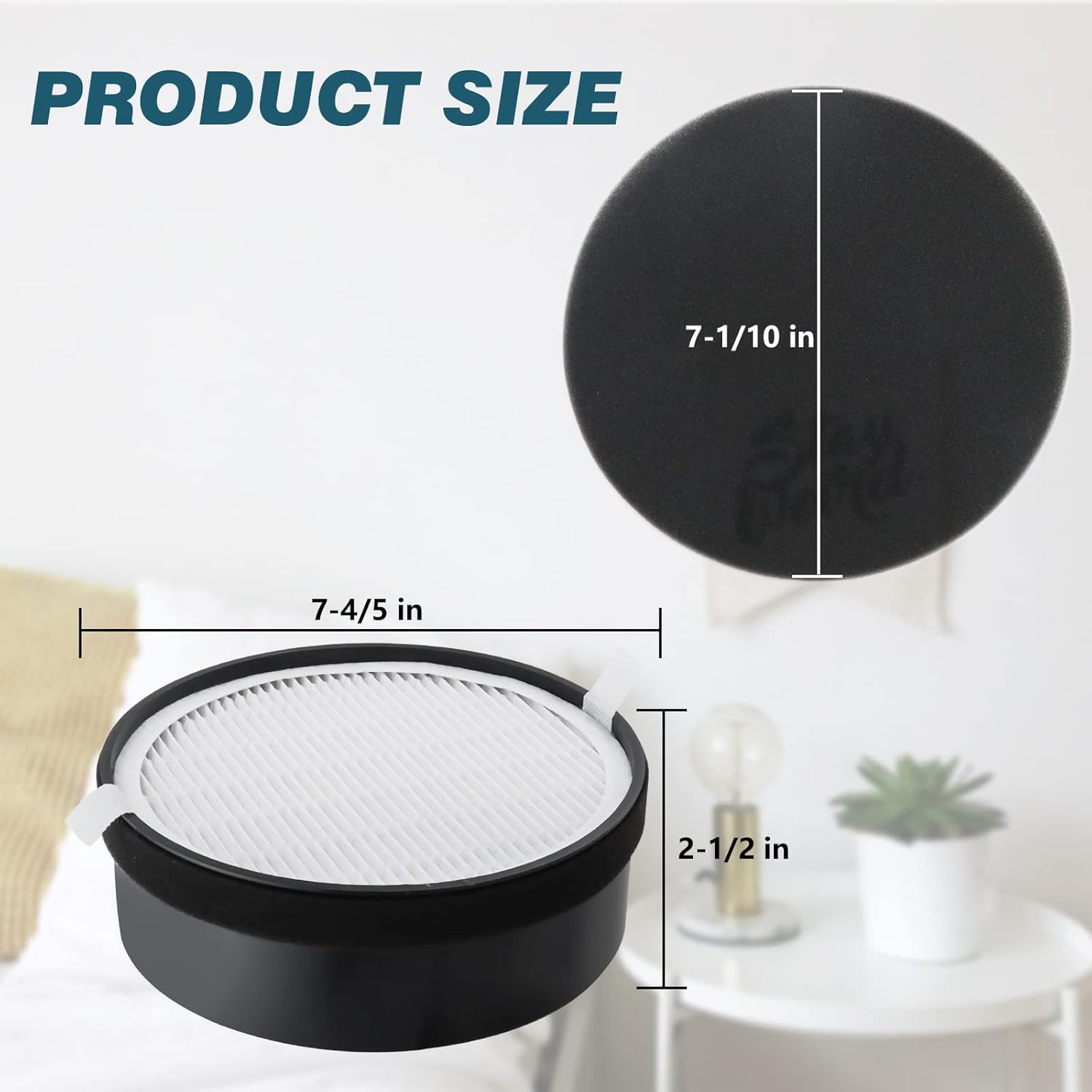 Improvedhand LV-H132 Filter Replacement for LEVOIT LV-H132 Air Puri-fier, 3-in-1 Pre, H13 True HEPA and Activated Carbon Filtration System, Replace LV-H132-RF - 4 Pack,By Improvedhand - Image 4