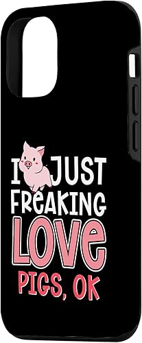 Miniatura 2 de iPhone 14 Just Freaking Love Mini Pigs  Miniature Pig Owner Case