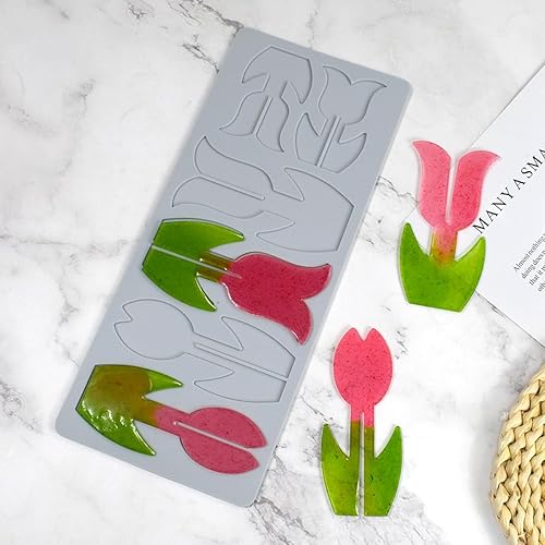 Vista 66 de Molde de silicona hueco para fondant de caramelo de chocolate con copo de nieve en relieve 3D, molde de silicona para fondant, molde de arcilla