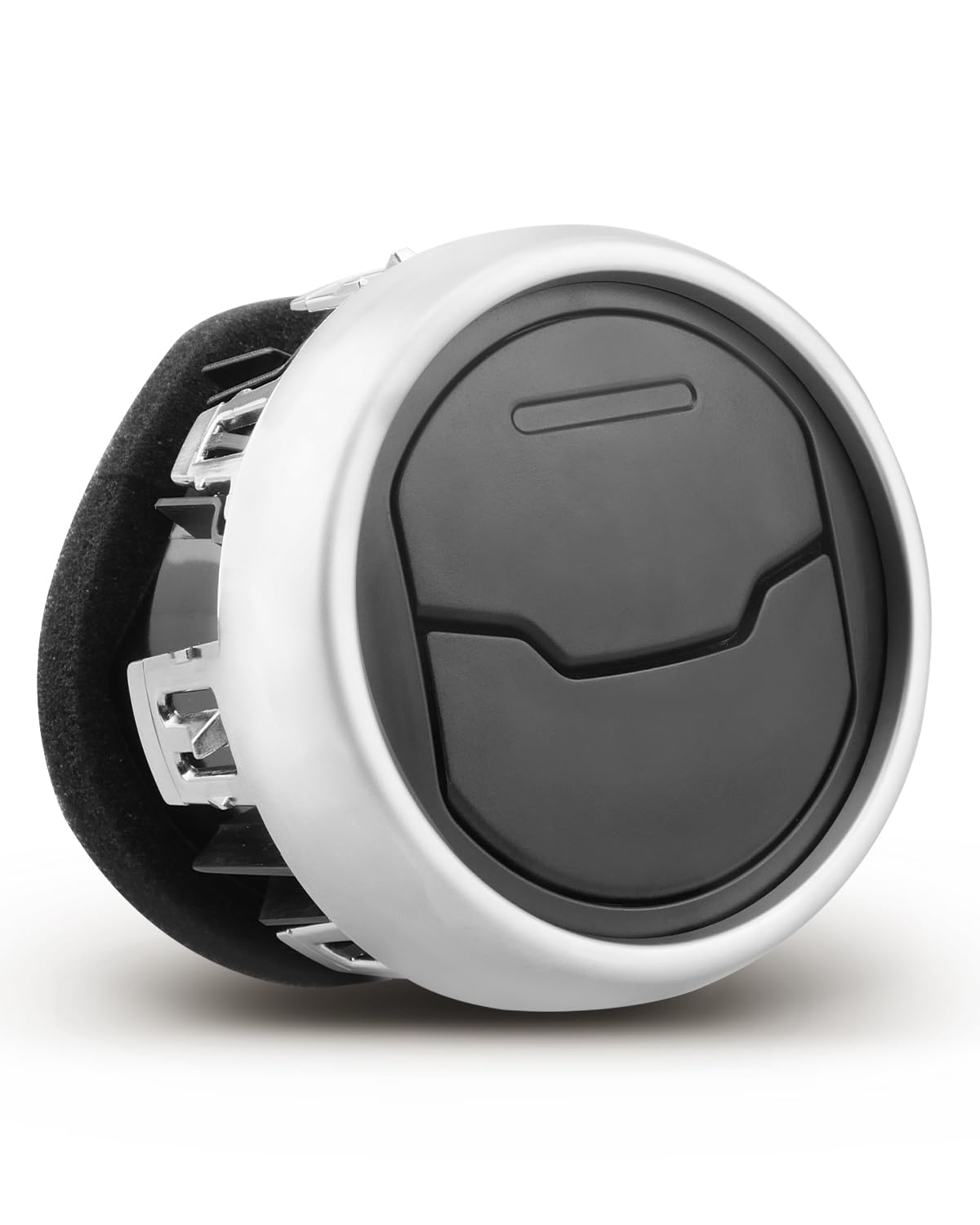 ANODZU FR3Z-19893-AE Dashboard AC Air Vent Louver Fit for Select Ford Mustang 2015 2016 2017 2018 2019 2020, Chrome Black