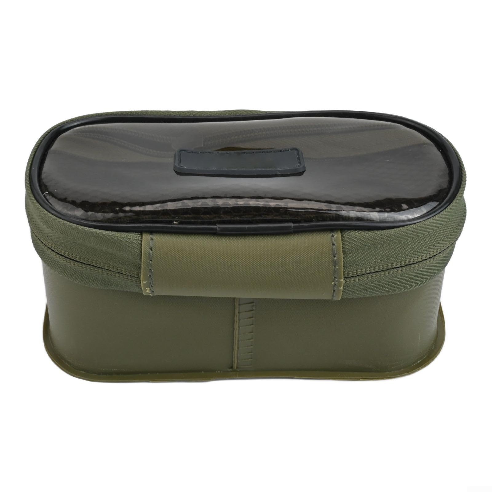 Small EVA Tackle Storage Box Portable Fishing Gear Bucket - Sturdy Waterproof Case for Boilies Pellets Spod Mix Organisation 16x9.5x6cm