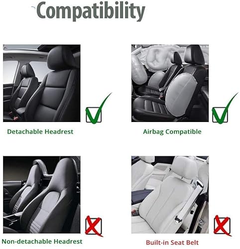 Cungko Coprisedili per Auto 5 posti in Pelle per