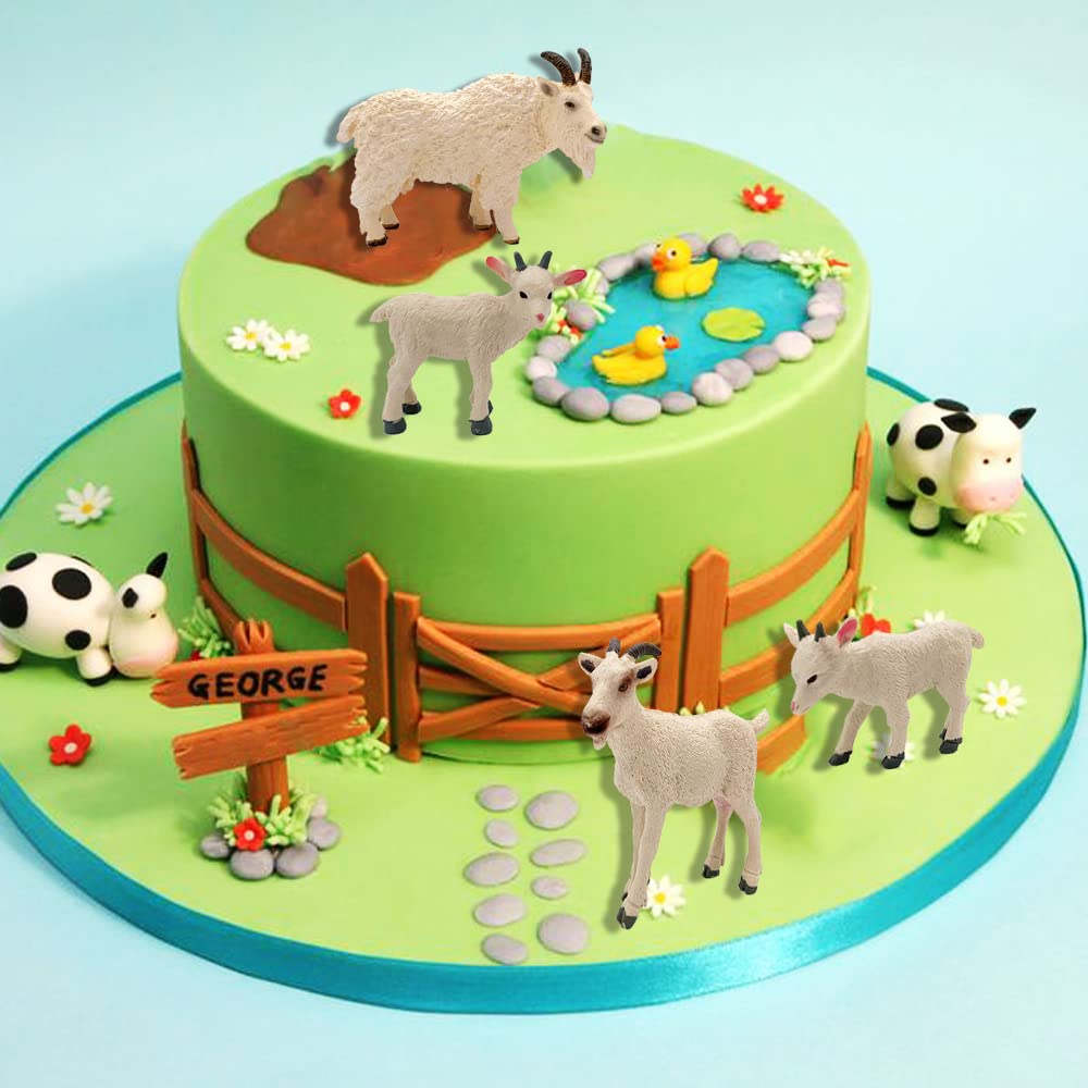 Goat Figurines - Cute Animal Toys for Kids & Gifts -3