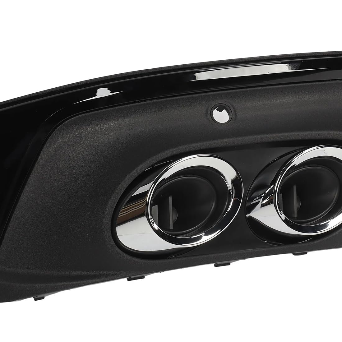 Labbro Diffusore Paraurti Posteriore per Audi Q5 Sportback 2021 2022 2023 2024, Splitter Paraurti Kit Corpo,Spoiler Labbro Posteriore,Black-Black