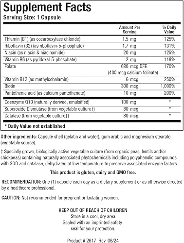 Miniatura 2 de BIOTICS RESEARCH Coq Zyme 100 Plus 100 mg Emulsified Co Q10, alta absorción, vitaminas del complejo B añadido, salud cardíaca, niveles de energía