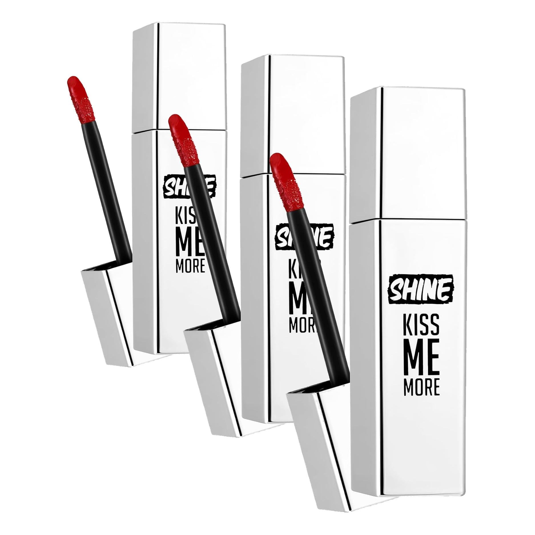 Flormar Shine Kiss Me More Uzun Süre Kalıcı & Parlak Bitişli Likit Ruj 011 CANDY (3 paketi)