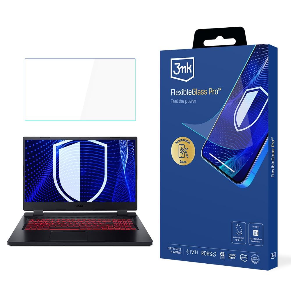 3mk FlexibleGlass Pro do Acer Nitro 5 17,3" Szkło Hybrydowe Nietłukące Przezroczyste