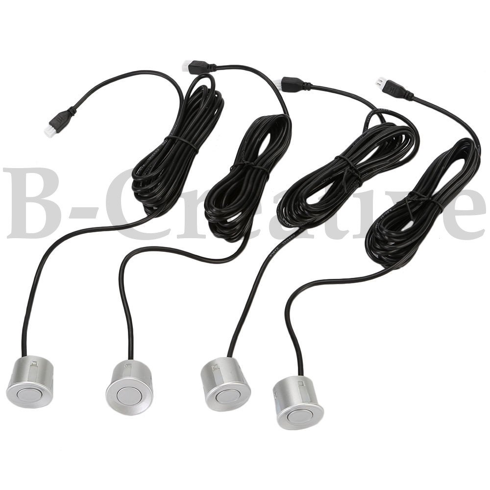 b-creative New 4 sensori di parcheggio LED display auto Reverse backup radar System