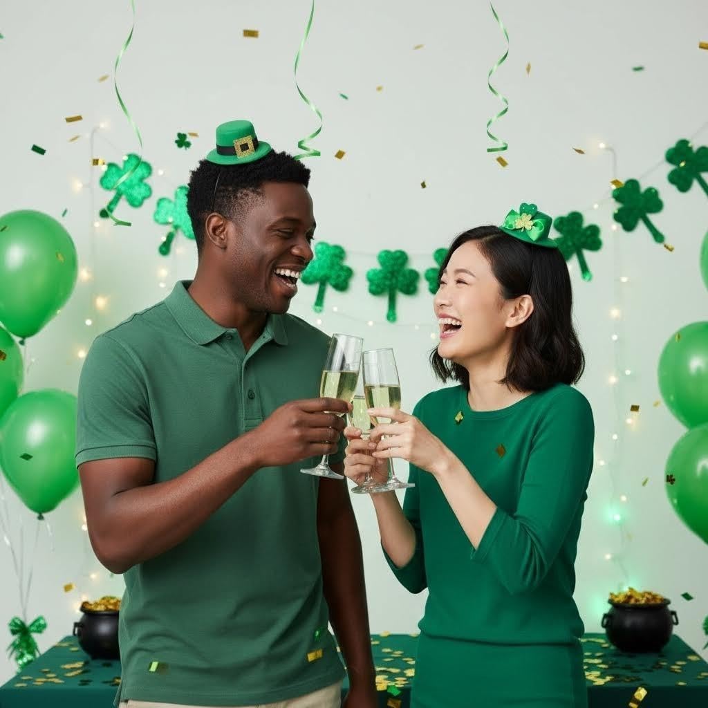 3 Pcs St Patricks Day Hair Hat Clip Mini Leprechaun Hats Irish Green Accessories St. Patrick's Day Decorations for Women Girls