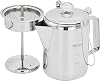 jjzex stainless steel coffee pot 1.2l outdoor 9 cups stainless steel percolator coffee pot coffee maker for camping home kitchen