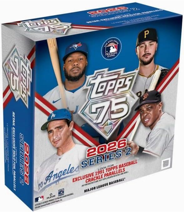 NEW 2026 Baseball Series 2 Trading Card MEGA Box