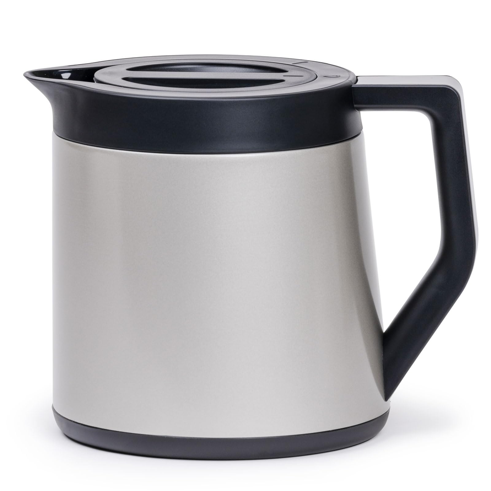 Ratio Six - Jarra térmica y tapa de acero inoxidable mate, serie 2