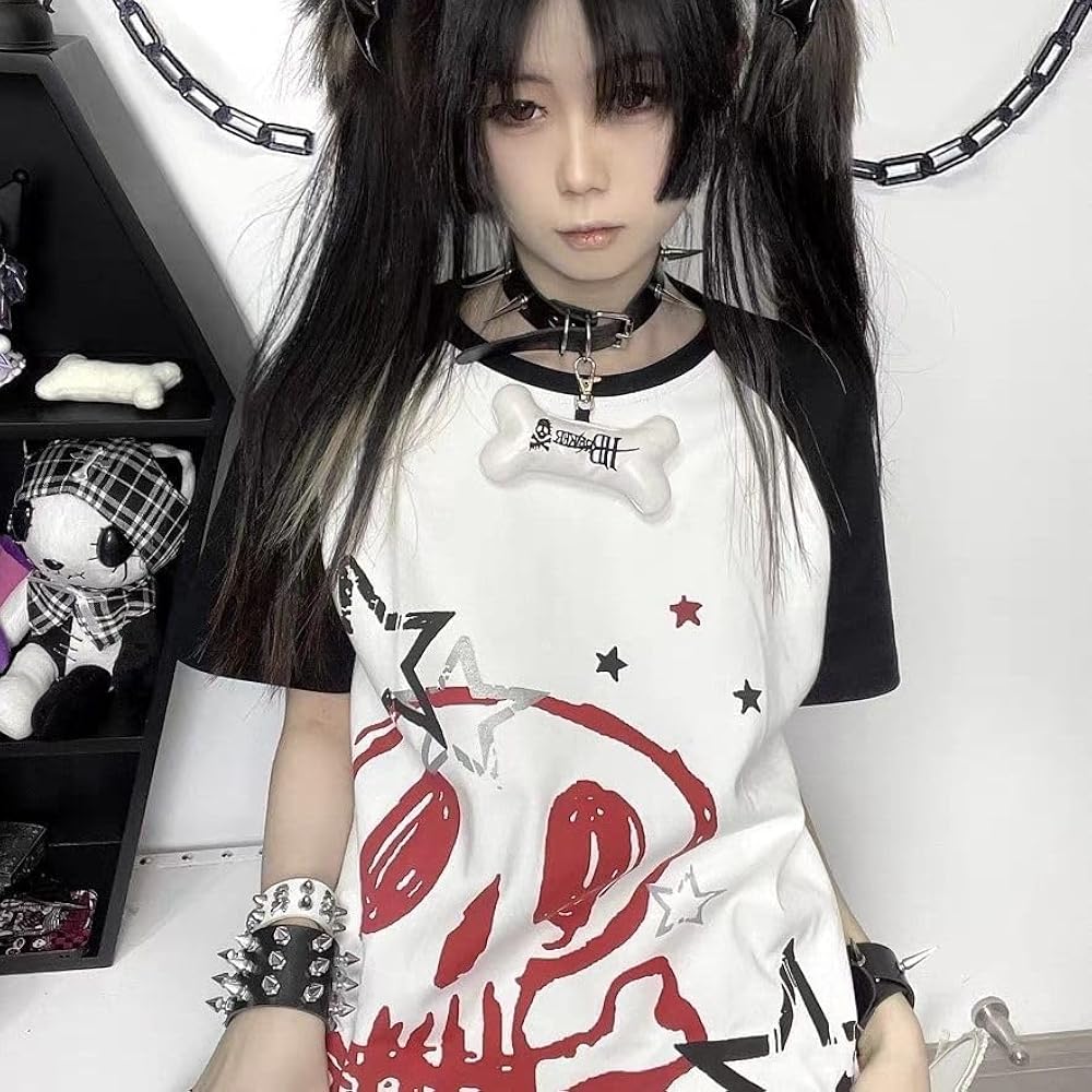 Amazon.com: Kawaii Halloween Y2K T-Shirt for Teen Girl Women