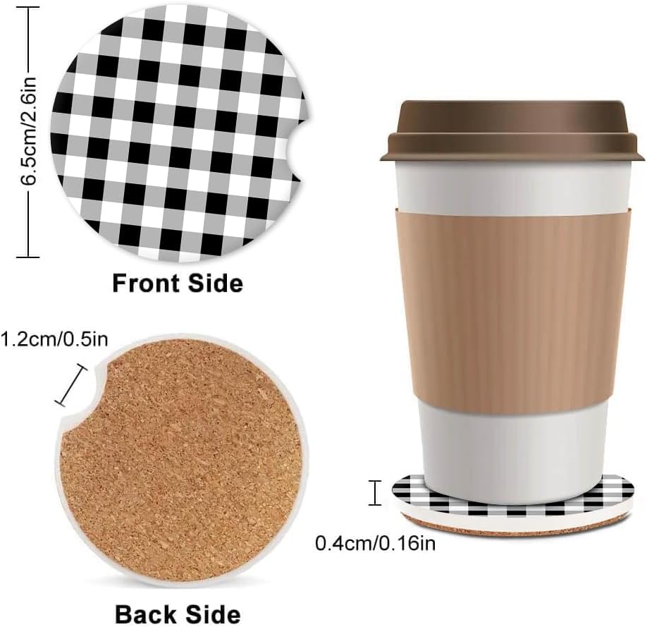 Miniatura 2 de Posavasos absorbentes para automóvil, paquete de 2 para mujereshombres, posavasos de automóvil para bebidas, soporte de taza de automóvil de piedra