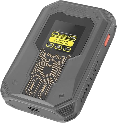 Miniatura 2 de Estink Hotspot WiFi móvil 4G con visualización de tiempo, enrutador portátil con ranura para tarjeta SIM 300Mbps conectividad inalámbrica para