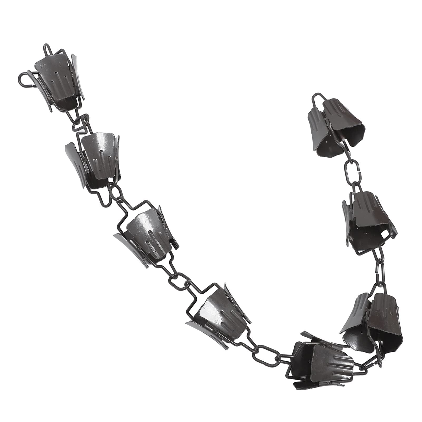 WOTZOV Rain Chain, Rain Chains For Gutters For Heavy, Chain Balcony Gutter Downspout Japanese Style Drainage For Garden Courtyard Decoration For Exterior Gutters，2