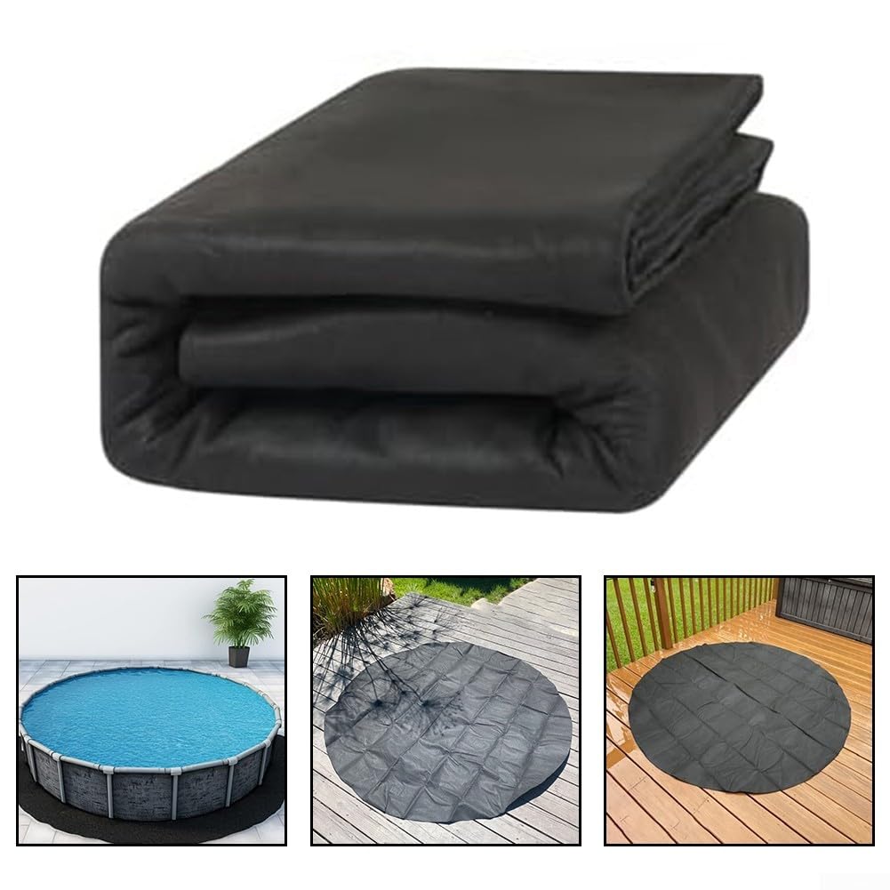 Tapis rond de revêtement de piscine en tissu non tissé 5,5 m pour piscine hors sol