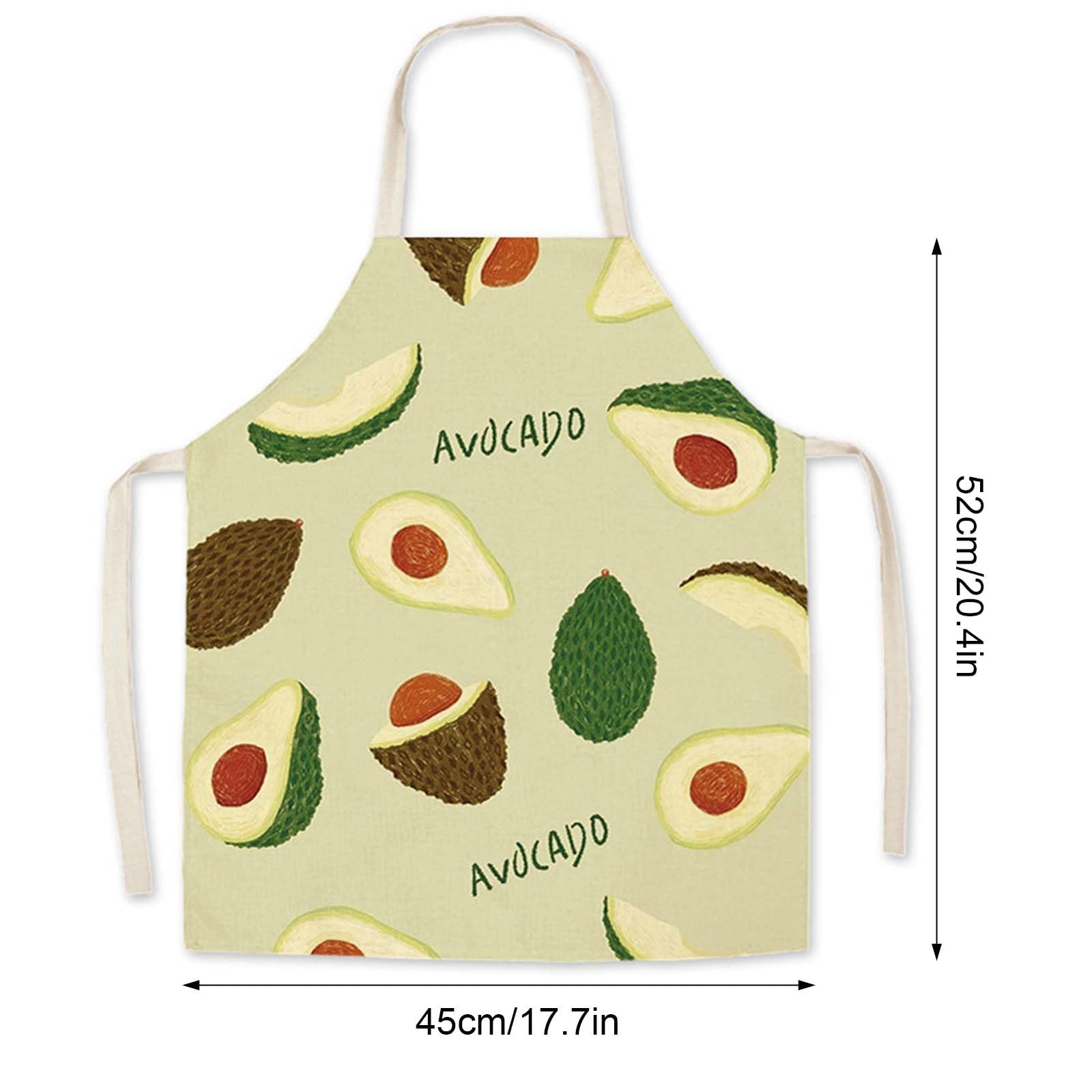 Naapesi Cartoon Children's Aprons, Cute Cartoon Kitchen Cooking Baking Apron, Fruit Print Children's Apron, Child Chef Aprons - Image 3