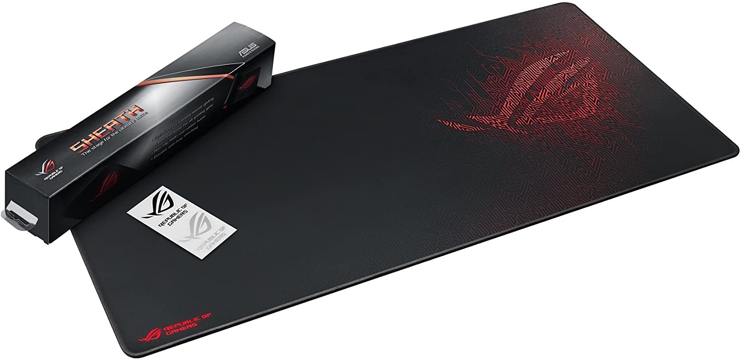 ASUS ROG STEALTH GAMING MOUSEPAD Optimized for smooth mouse gliding