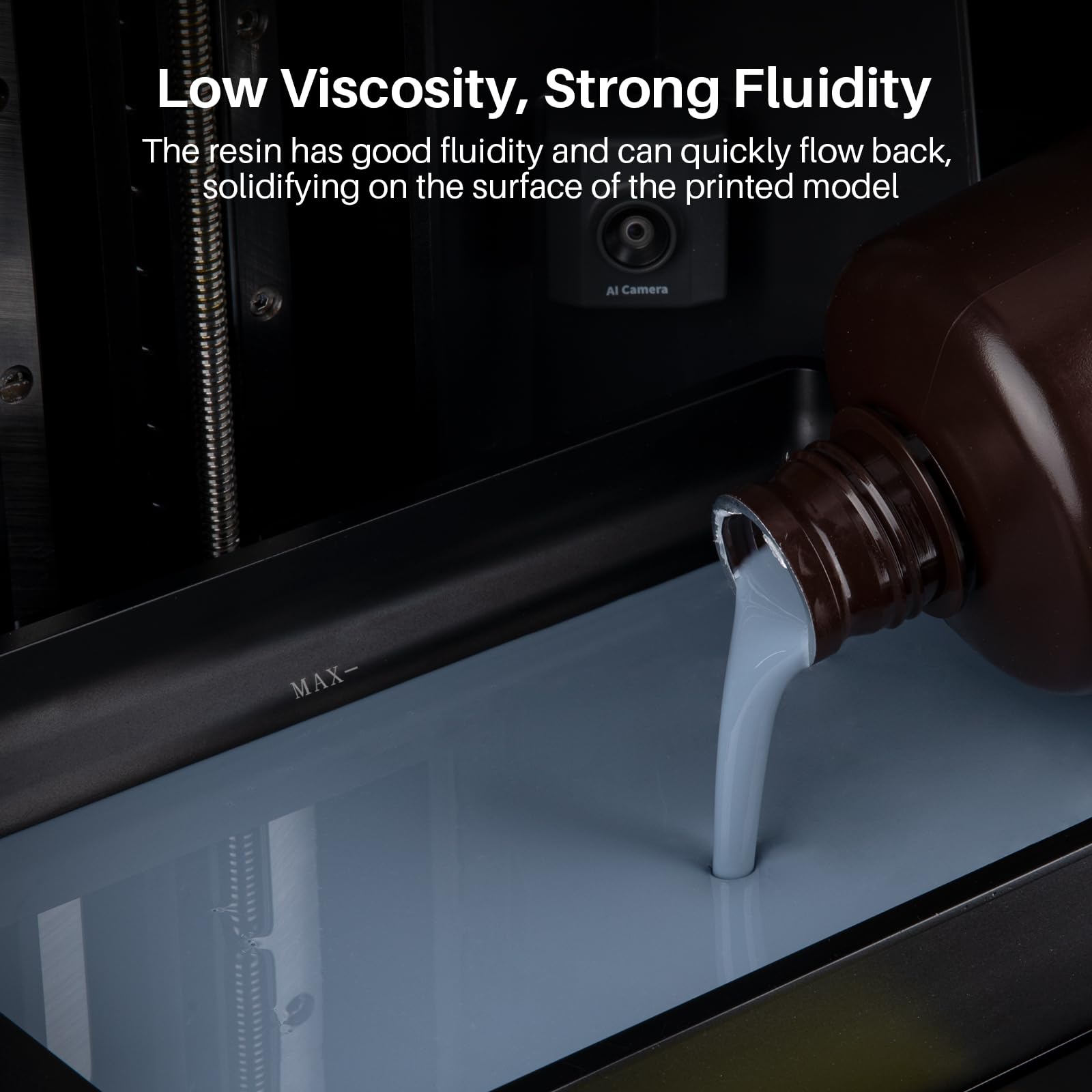ELEGOO ABS-Like Resin 3.0 Pro, Wyższa Odporność Na Zarysowania Żywica UV 405 nm do Drukarek MSLA/DLP/LCD Szybkie Utwardzanie Wysoka Precyzja Nie Krucha, 1000g Biały