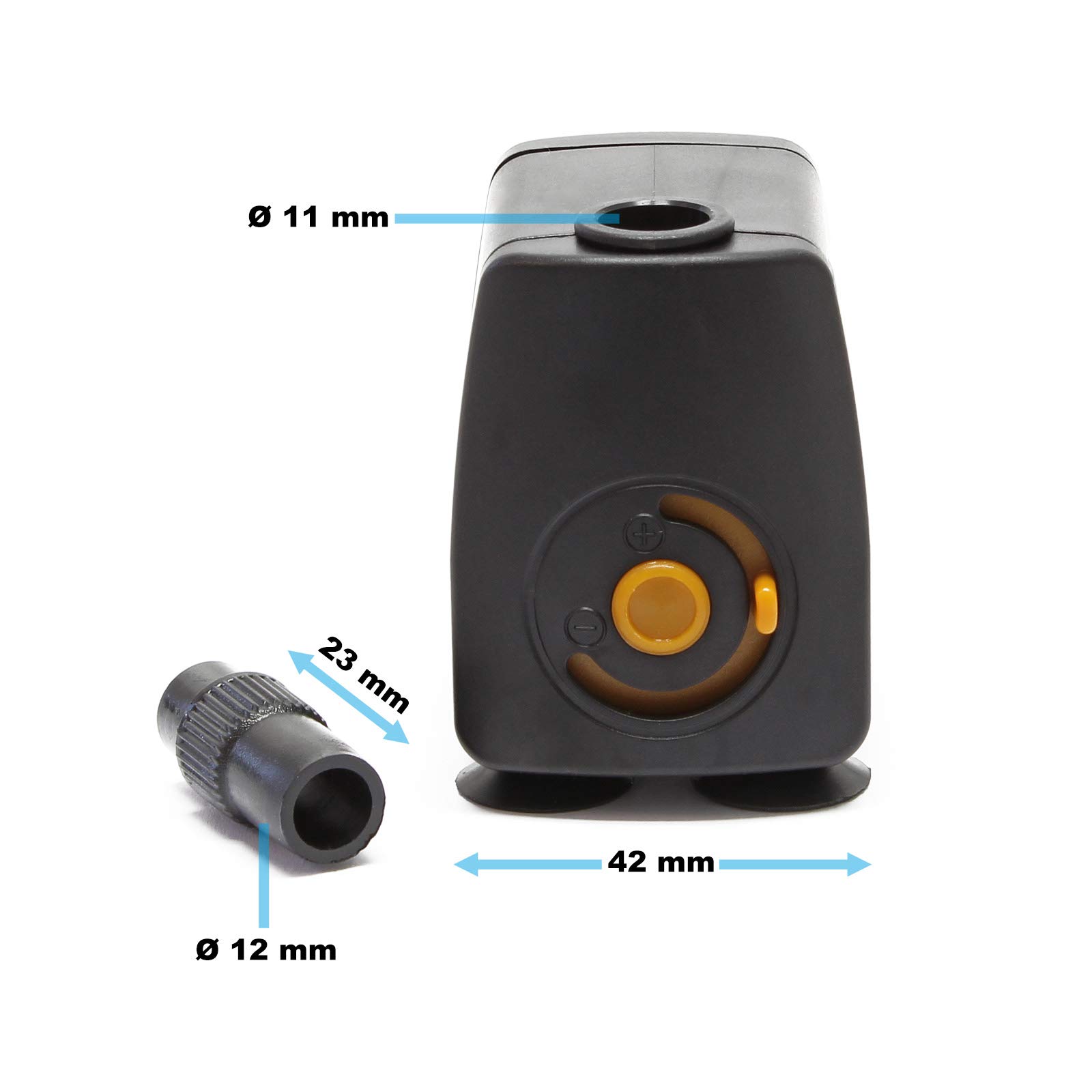 SunSun HJ-531 ECO Mini Pompe à eau 300l/h 5W Pompe d’aquarium Économie d'énergie Débit réglable Moteur silencieux Eau douce Eau salée Étang Aquariophilie
