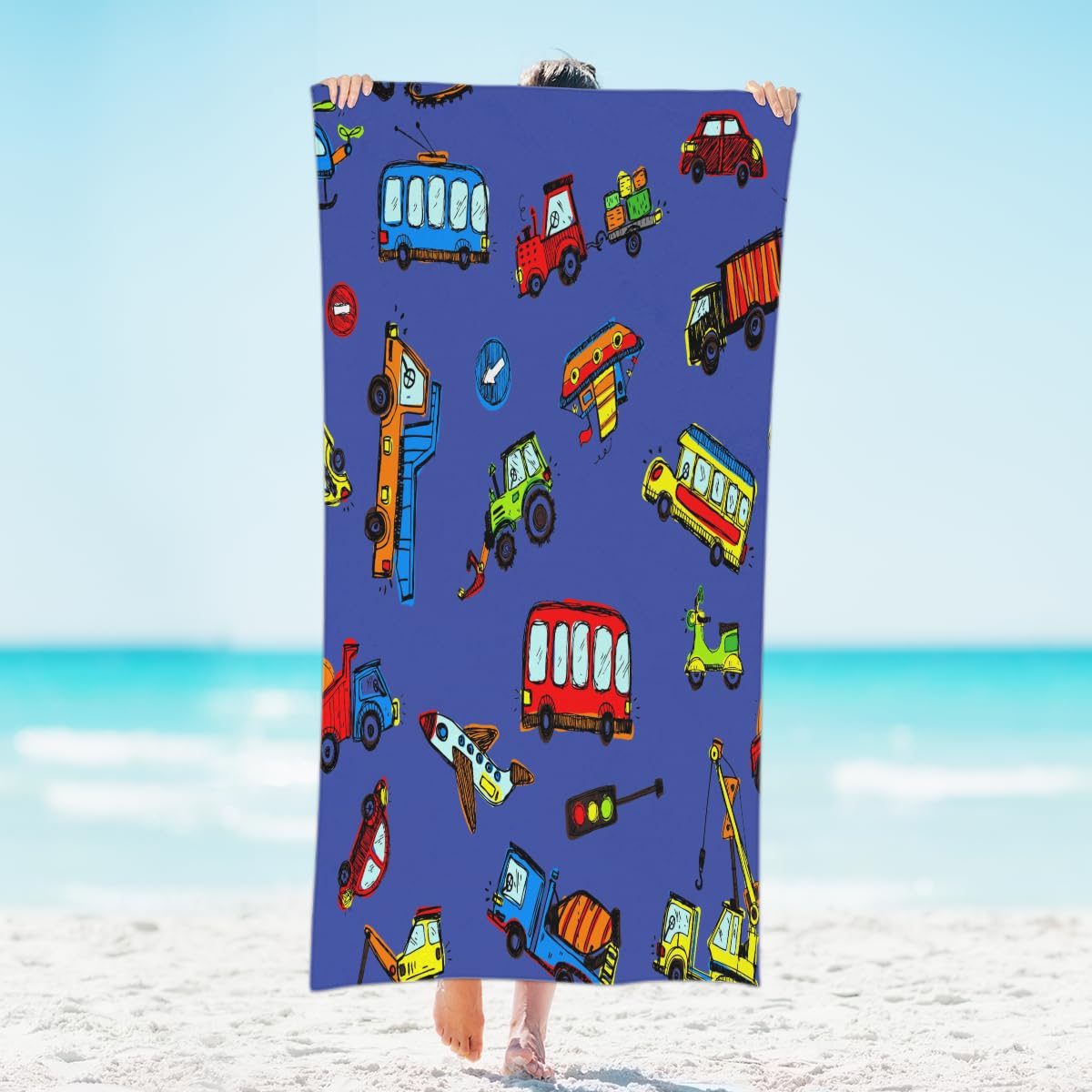 Toalla De Playa 100% Algodón, Modelo Cabana | Envío Gratis