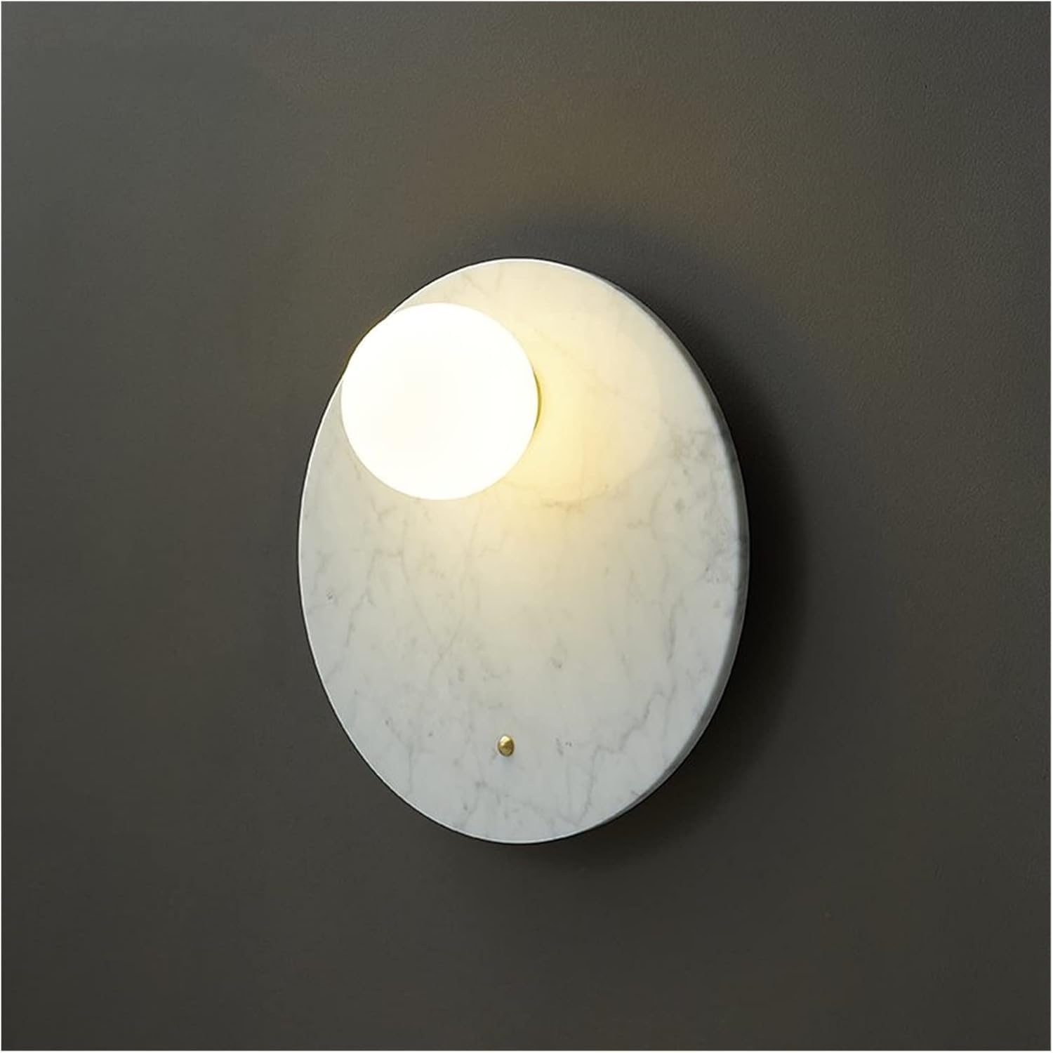HXYSXHJUO Postmodern Marble Wall Lamp Indoor LED - Sconce Light Decor Bedside Compatible with Bedroom Study Room Dining Room, Pendant