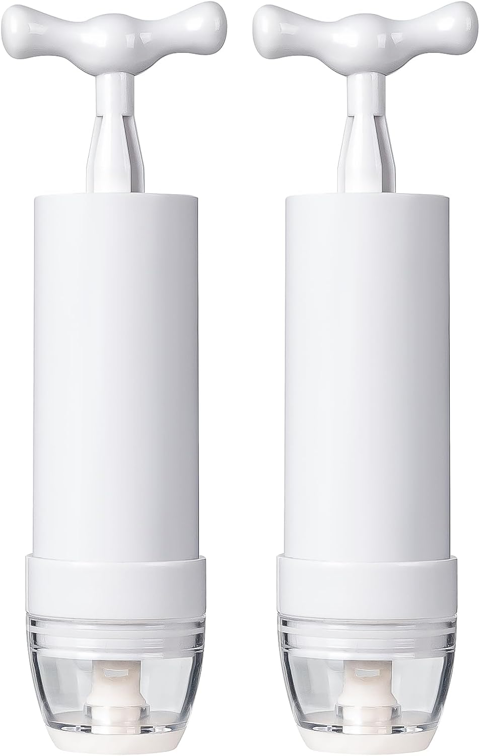 Mini Vacuum Pump Manual Portable Vacuum Sealer Pump for Sous Vide Bags Use in Clothes and Food 2-Pack