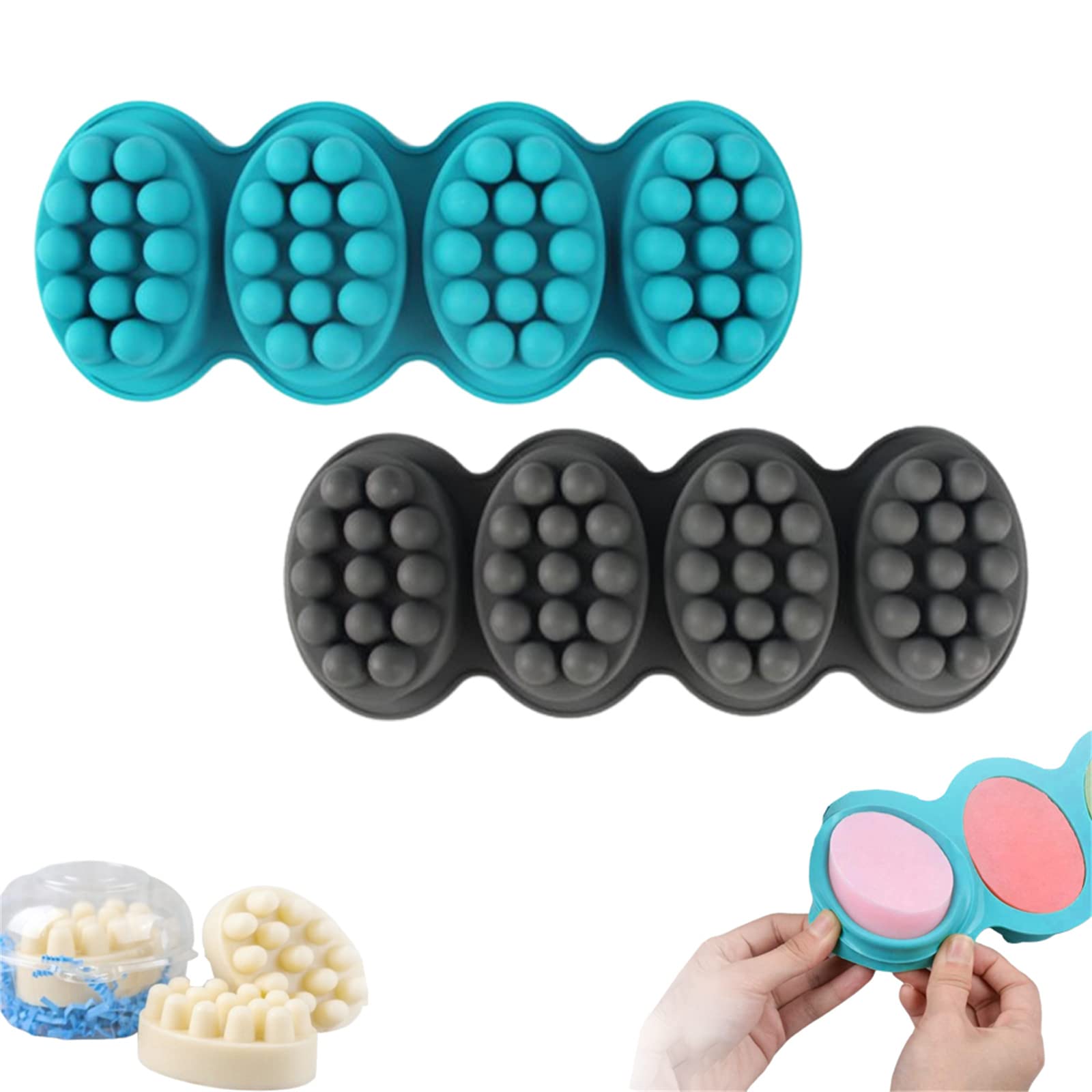 Moule silicone pour savons de massage KLUFO idéal pour vos moments de spa à la maison