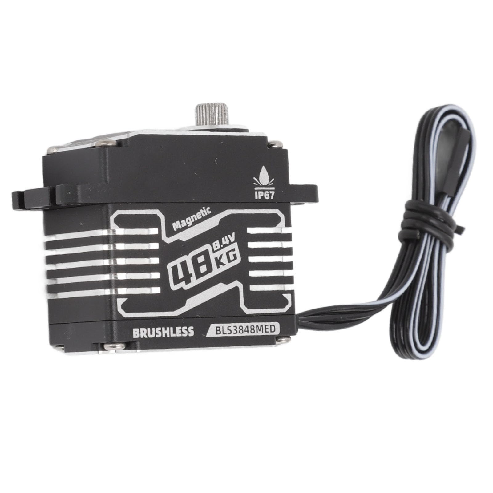 Changor Bezrdzeniowy Serwo Super Torque Wodoodporny Programowalny Serwomechanizm do Robotów RC Mechaniczne ramię Aluminiowe 118g (360 stopni)